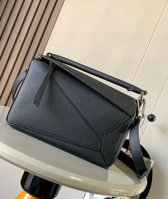 Loewe Puzzle Leather Handbag 9005 Black