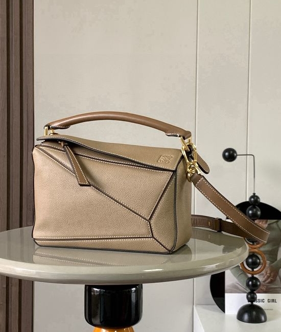 Loewe Puzzle Small Geometric Leather Handbag 9005