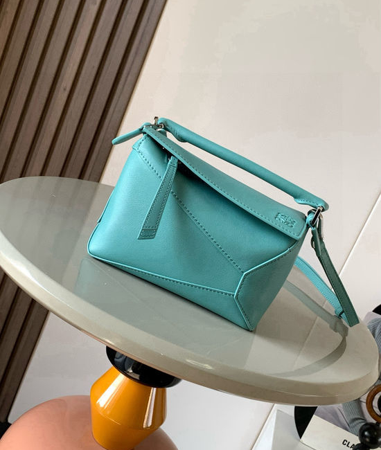 Loewe Puzzle Mini Leather Handbag 9310-8003