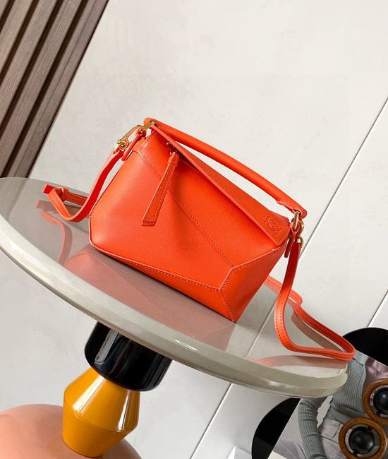 Loewe Puzzle Mini Leather Handbag 9310-8003