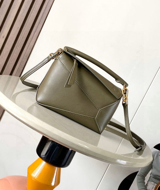 Loewe Puzzle Mini Leather Handbag 9310-8003