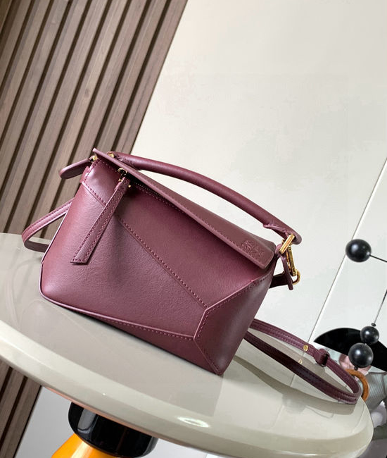 Loewe Puzzle Mini Leather Handbag 9310-8003