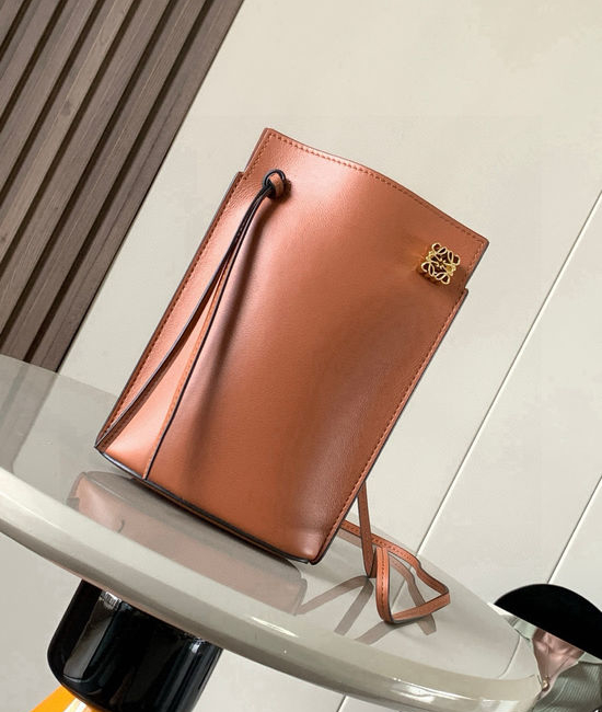 Loewe Dice Pocket Leather Crossbody Bag 9027