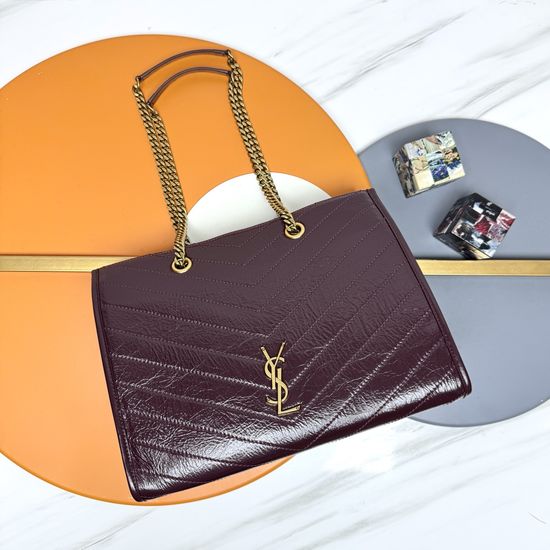 Yves Saint Laurent Niki Vintage Leather Tote Bag 871151