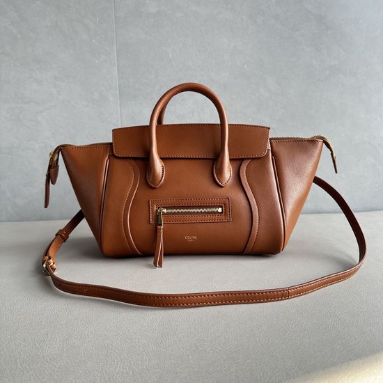 Celine Luggage Classic Leather Handbag 124213