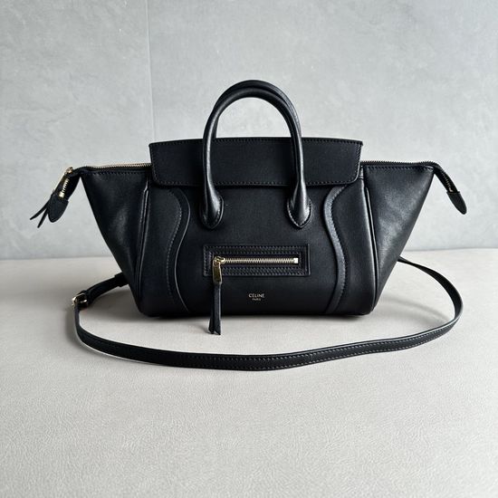 Celine New Luggage Leather Smile Bag 124213