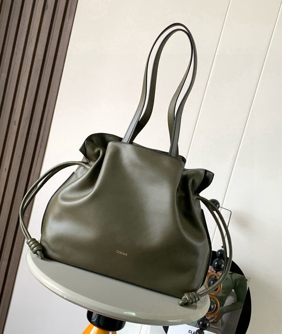 Loewe Flamenco Large Nappa Leather Clutch 9084