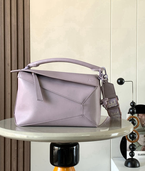 Loewe Puzzle Rabbit Decor Handbag 9001 Light Purple