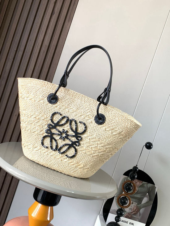 Loewe Anagram Basket Woven Handbag 8011