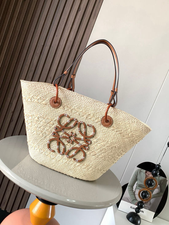 Loewe Anagram Basket Woven Handbag 8011