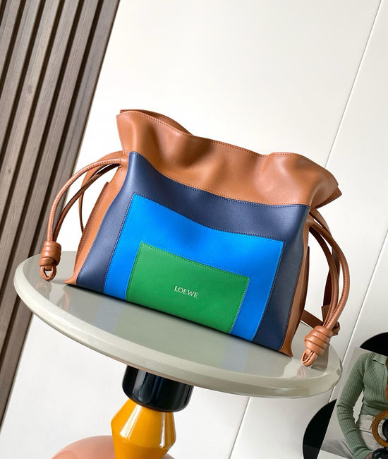 Loewe Flamenco Nappa Leather Clutch Bag 9102