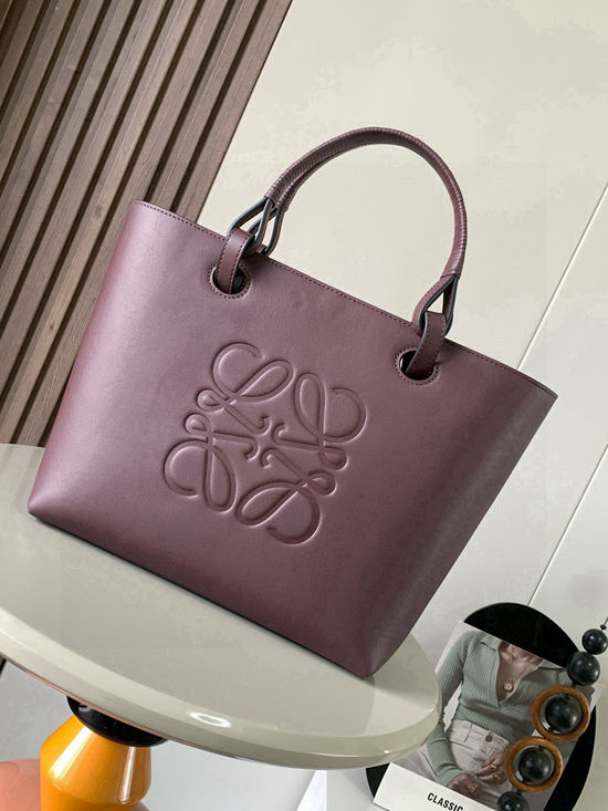 Loewe Anagram Medium Leather Tote Bag 1813