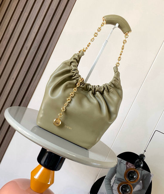 Loewe Squeeze Nappa Leather Handbag 9042
