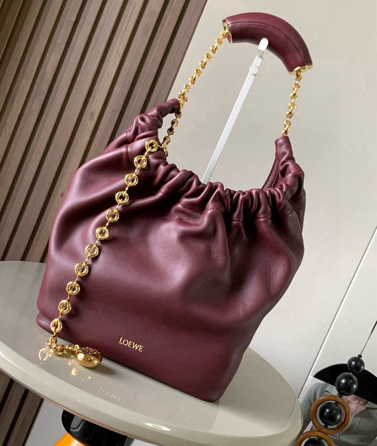 Loewe Squeeze Small Nappa Leather Handbag 9042