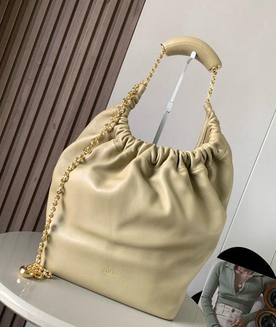 Loewe Squeeze Medium Nappa Leather Handbag 9041