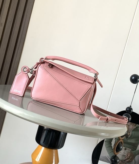 Loewe Featherlight Puzzle Mini Leather Bag 9098
