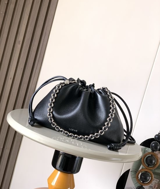 Loewe Deer Leather Flamenco Purse with Removable Strap 9057
