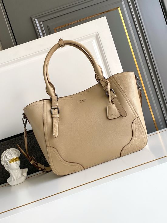 Prada Textured Leather Top Handle Bag 1BG602