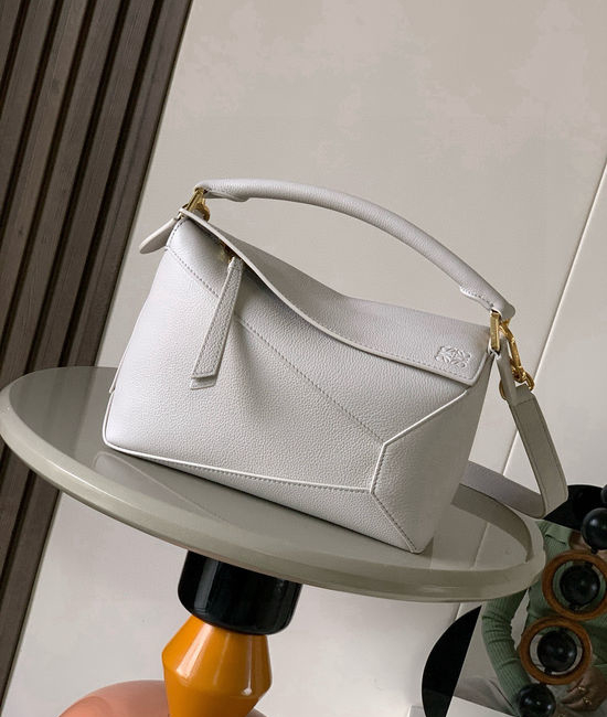 Loewe Puzzle Small Handbag Light Grey 5663