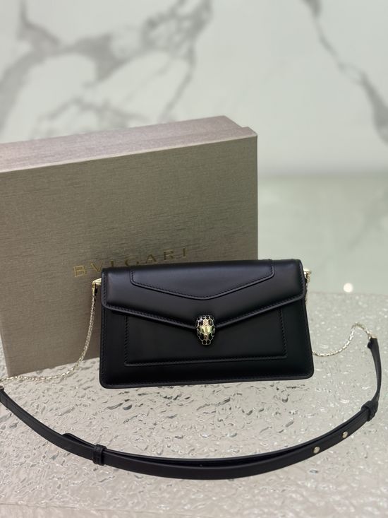 BVLGARI Serpenti Forever Leather Crossbody Bag 294650