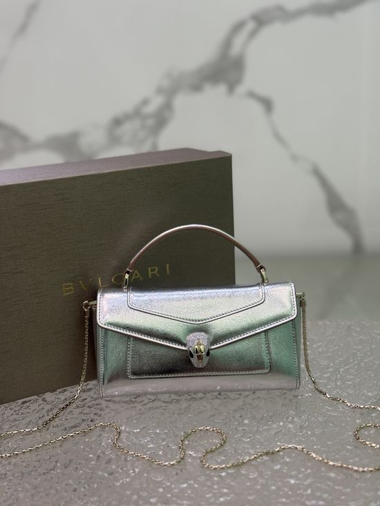 BVLGARI Serpenti Forever Leather Phone Bag 294239