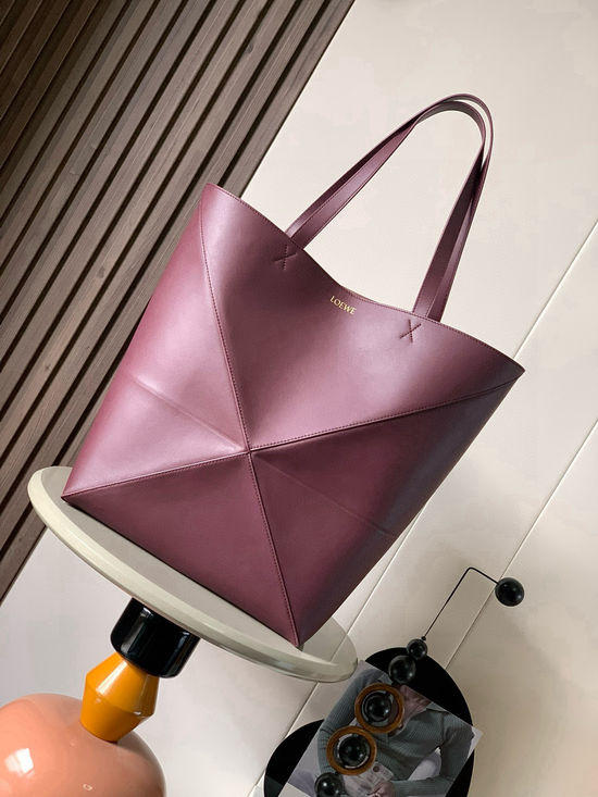 Loewe Puzzle Fold Leather Tote Bag 9033