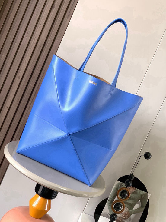 Loewe Puzzle Fold Leather Tote Bag 9033