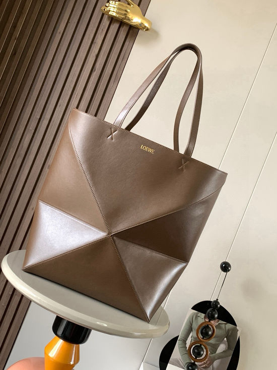 Loewe Puzzle Fold Leather Tote Bag 9033