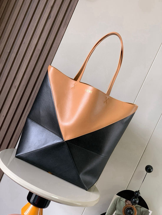 Loewe Puzzle Fold Leather Tote Bag 9033