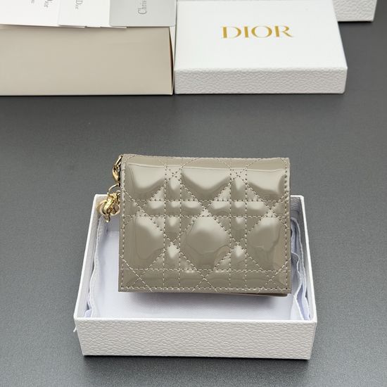 Christian Dior Mini Lady Gardenia Wallet S0178