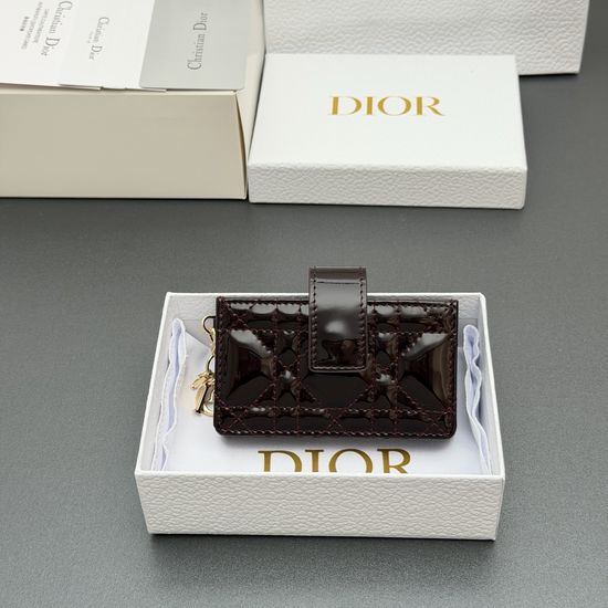 Christian Dior Lady Jasmine Card Holder S0074