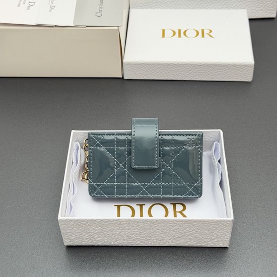 Christian Dior Lady Jasmine Card Holder S0074