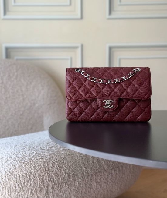 Chanel Classic Flap Caviar Leather Small Bag 11573