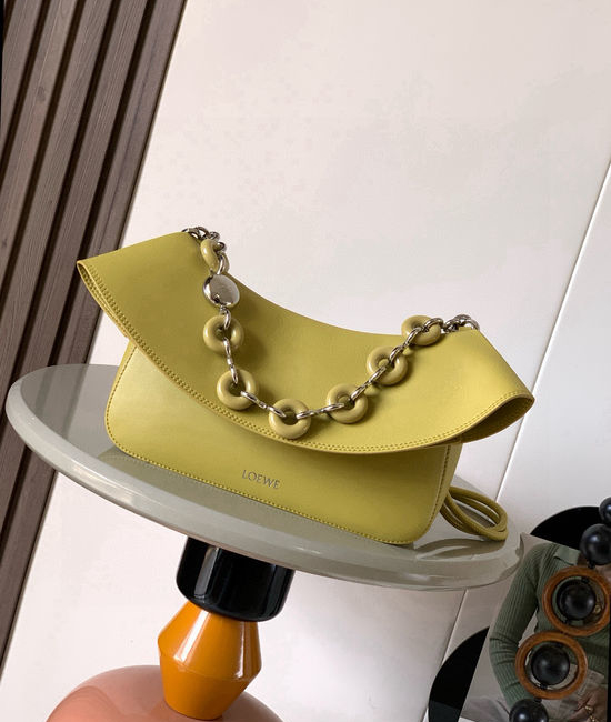 Loewe Ola Medium Smooth Leather Handbag 9150