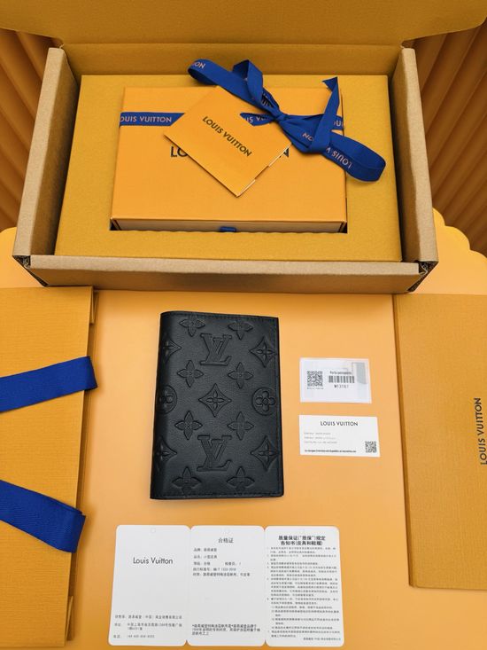 Louis Vuitton Monogram Shadow Passport Cover M13187
