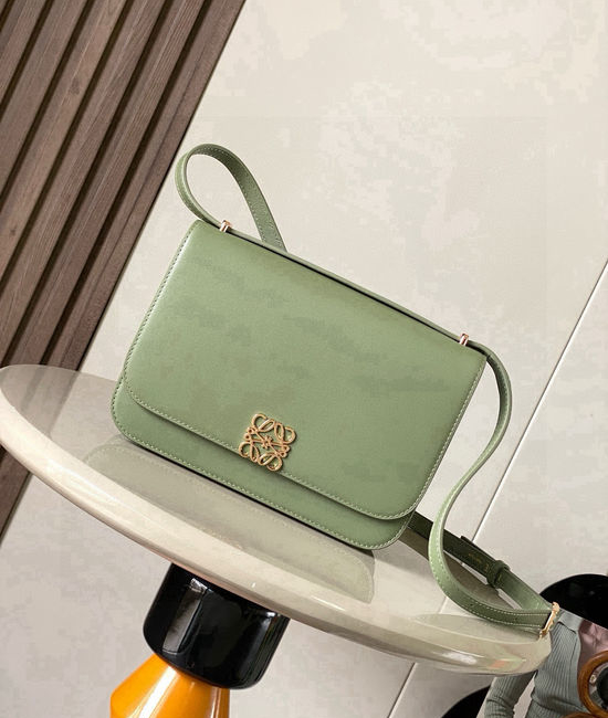 Loewe Goya Silk Calfskin Structured Handbag 9067