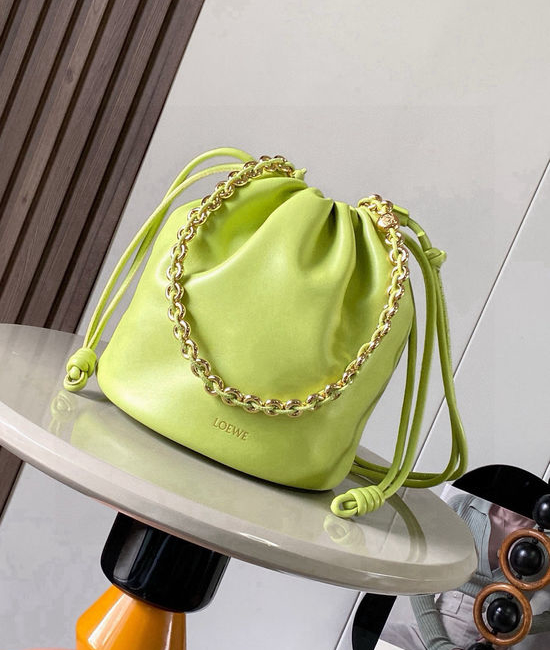 Loewe Flamenco Purse Bucket Nappa Leather Bag 9062
