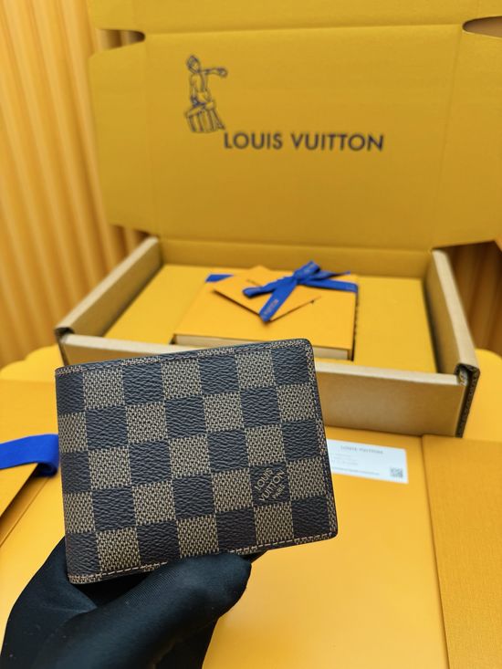 Louis Vuitton Canvas Wallet Multiple Pockets N60895