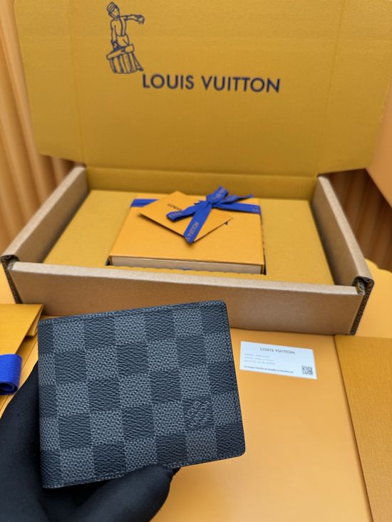 Louis Vuitton Coated Canvas Wallet N64002