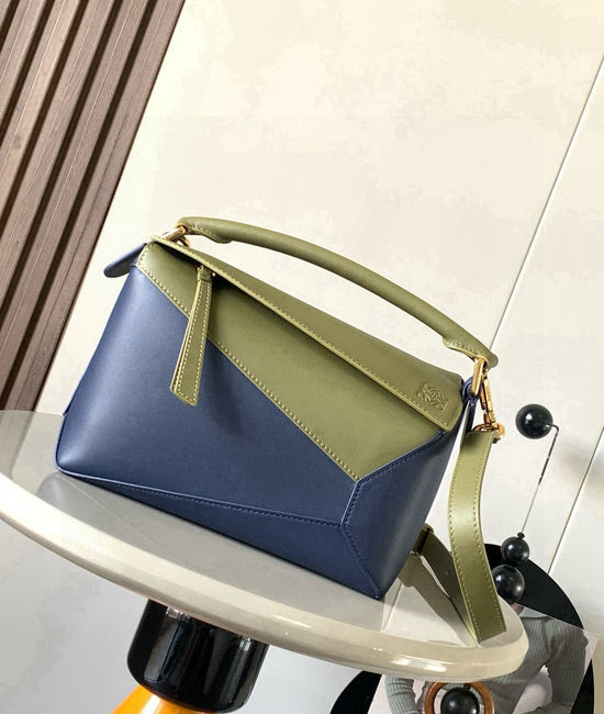 Loewe Puzzle Small Geometric Leather Handbag 9311-8010