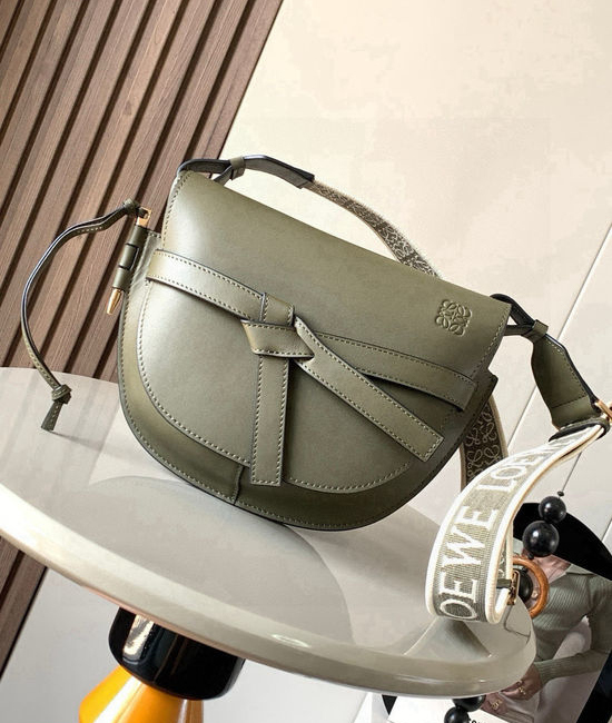 Loewe Gate Duel Leather Saddle Bag 9004