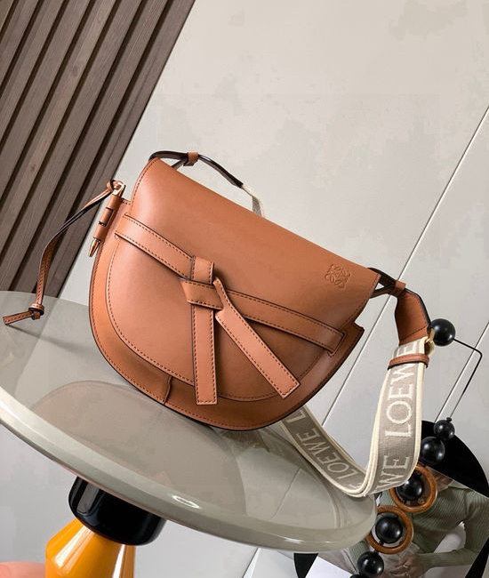 Loewe Gate Duel Saddle Bag Calfskin 9004