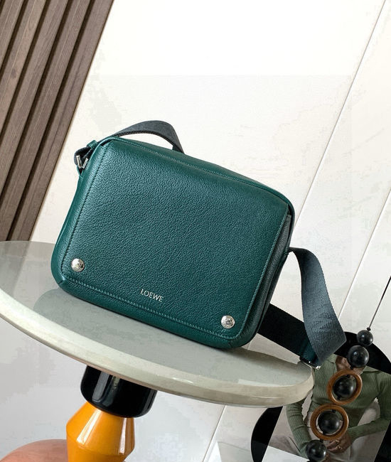 Loewe Pebble Messenger Bag Soft Grained Leather 9094