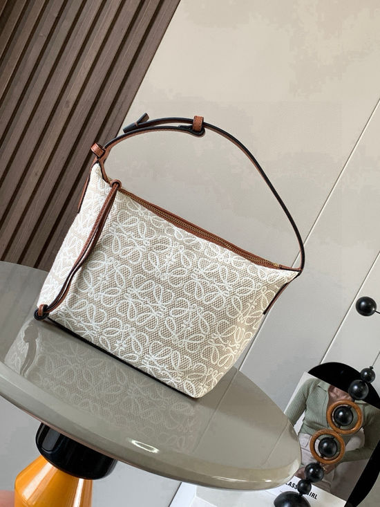 Loewe Cubi Anagram Jacquard Shoulder Bag 9007