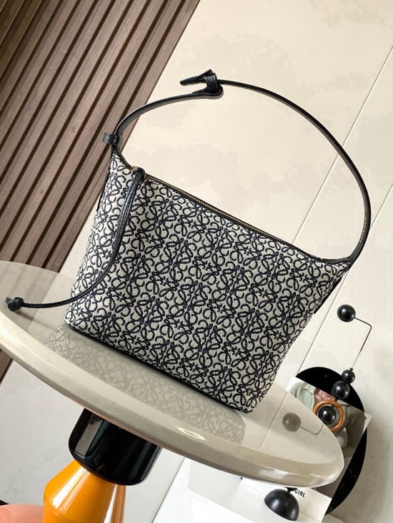 Loewe Cubi Anagram Jacquard Shoulder Bag 9007