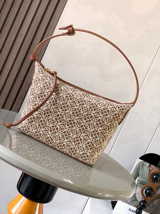 Loewe Cubi Anagram Jacquard Small Bag 9007