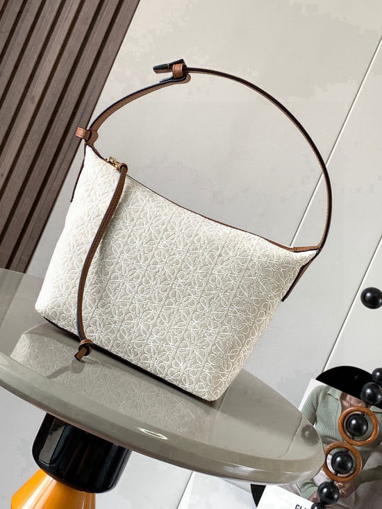 Loewe Cubi Anagram Jacquard Shoulder Bag 9007
