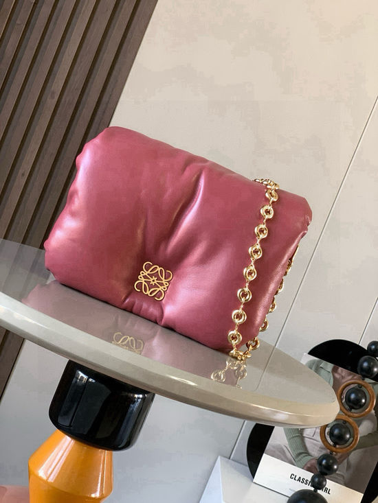 Loewe Puffer Goya Leather Shoulder Bag 9140