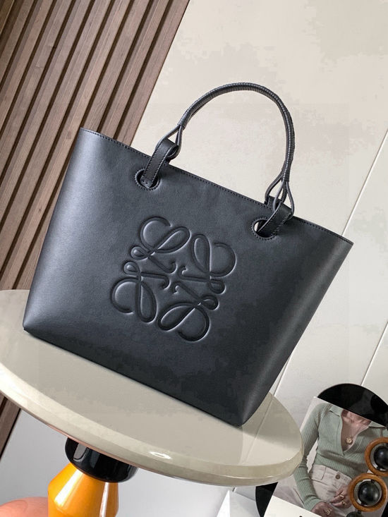 Loewe Anagram Tote Leather Handbag 9300