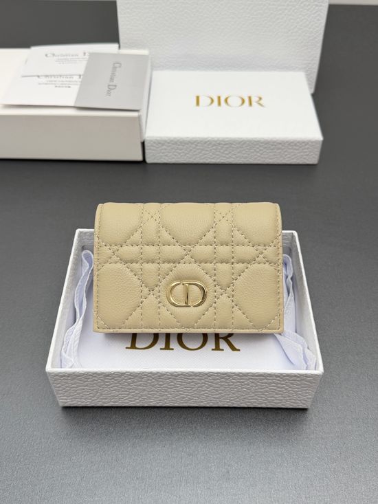 Christian Dior Cato Glycine Leather Wallet S5132